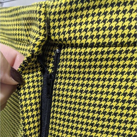 ZARA | Mid-waist skinny trouser in yellow/black - Picture 8 of 9